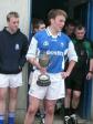 Conor Heneghan accepting Cup